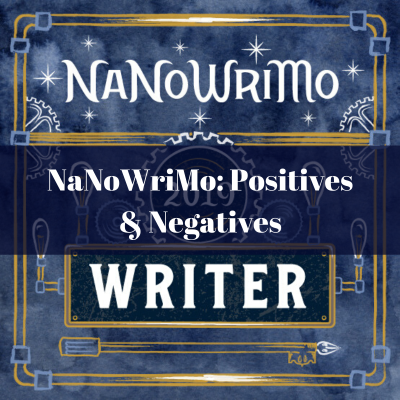 nanowrimo: positives and negatives