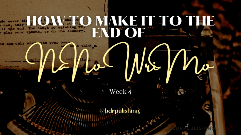 How to Make it to the end of NaNoWriMo