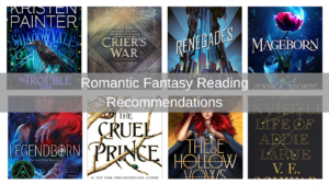 romantic fantasy reading recommendations blog banner