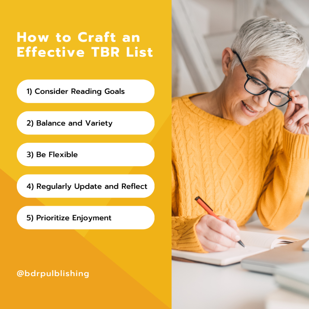 How to craft an effective tbr list
