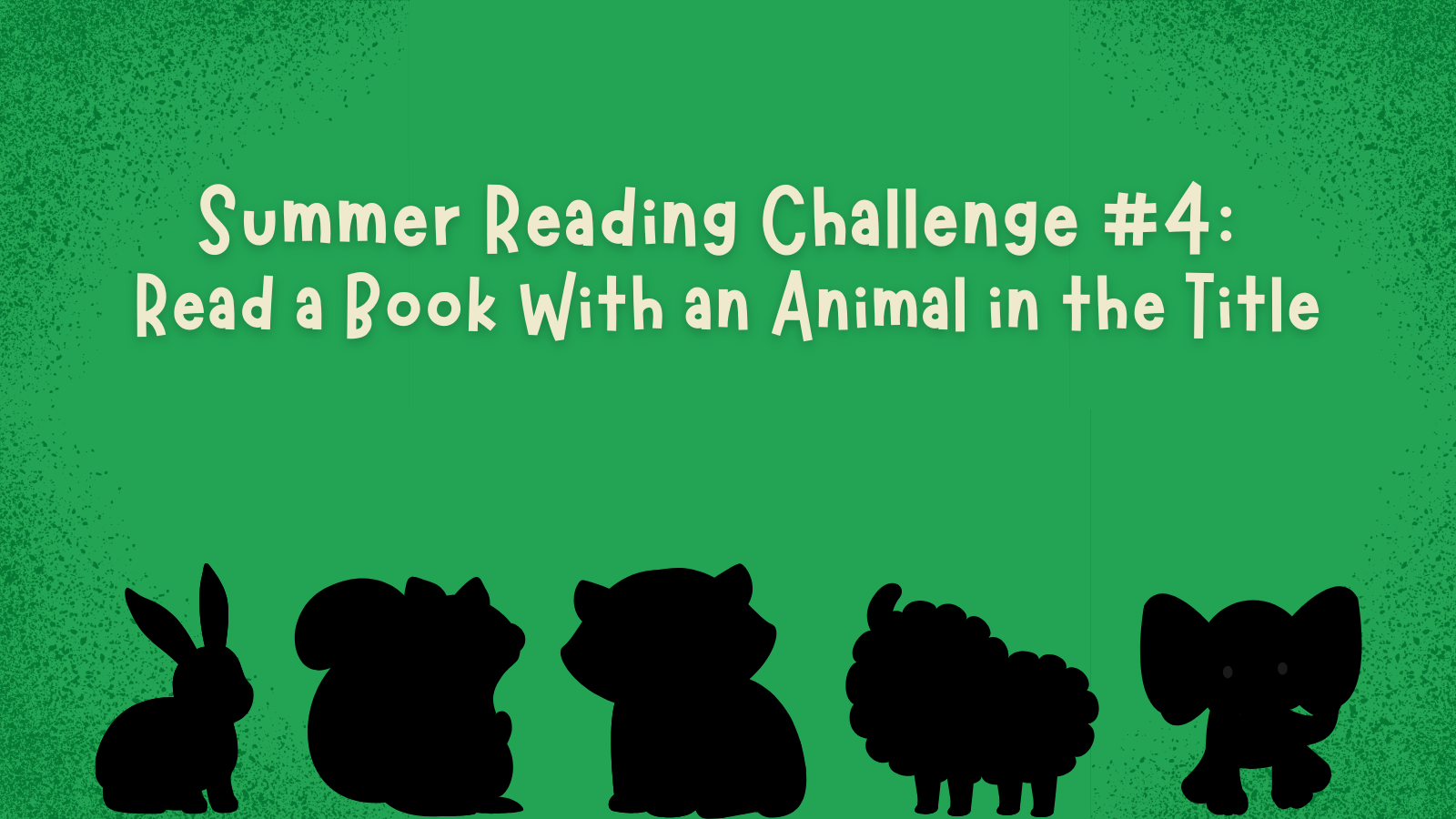 Read a Book With an Animal in the Title